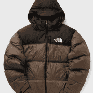 Manteau long North Face marron